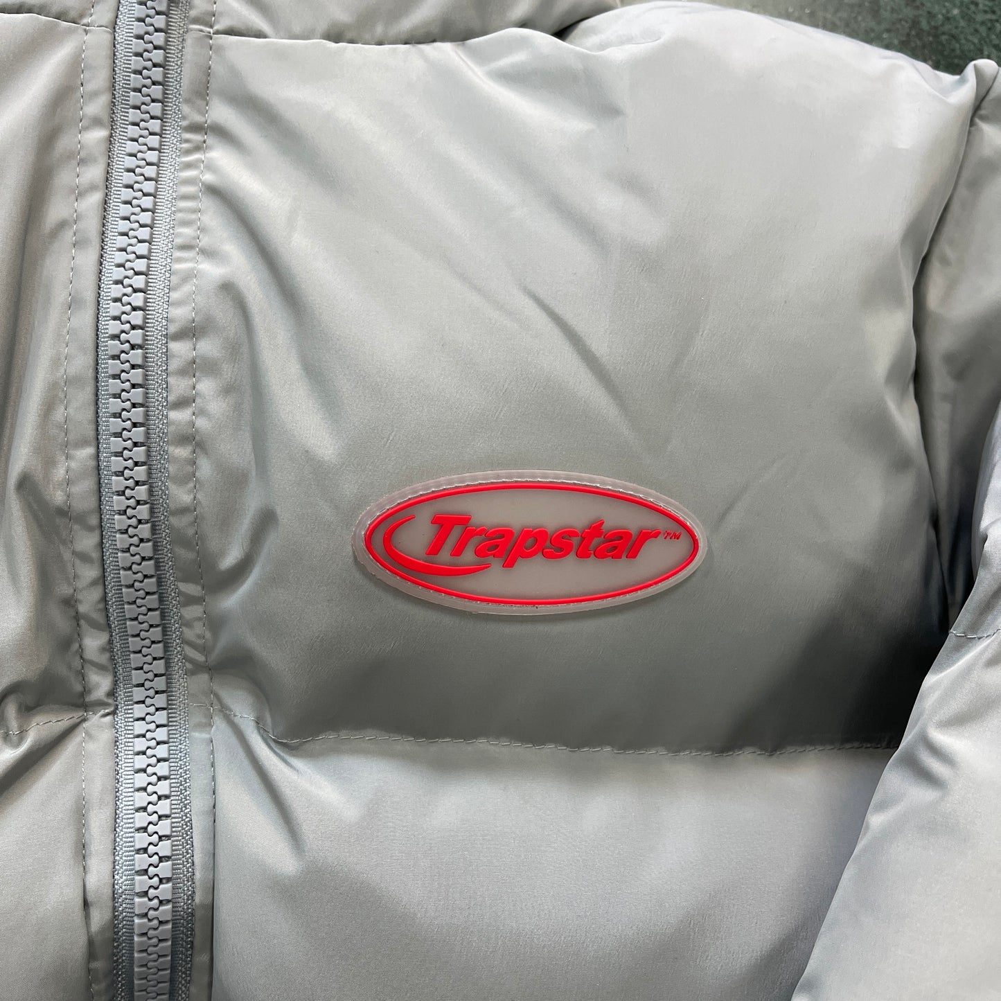 Trapstar Hyperdrive Down Jacket "Grey-Red"