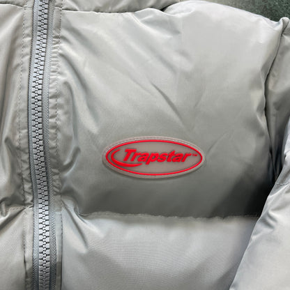 Trapstar Hyperdrive Down Jacket "Grey-Red"