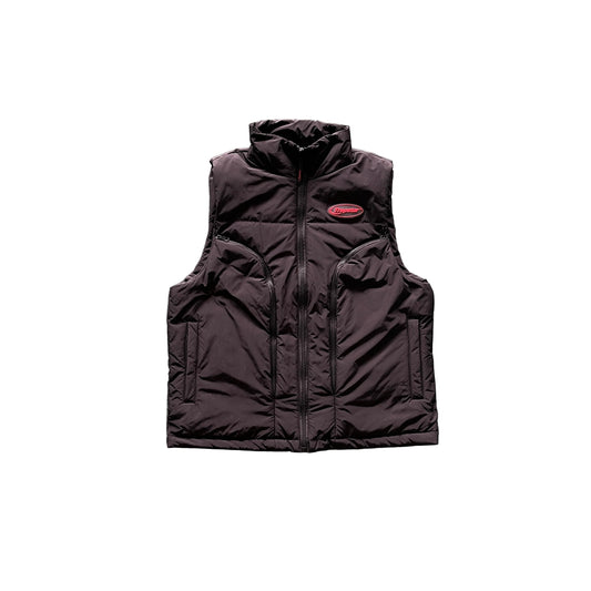 Trapstar Hyperdrive Down Vest "Black-Red"
