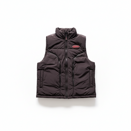 Trapstar Hyperdrive Down Vest "Black-Red"