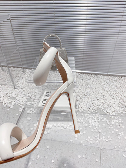 Gianvito Rossi Bijoux High Heels 100mm "White"
