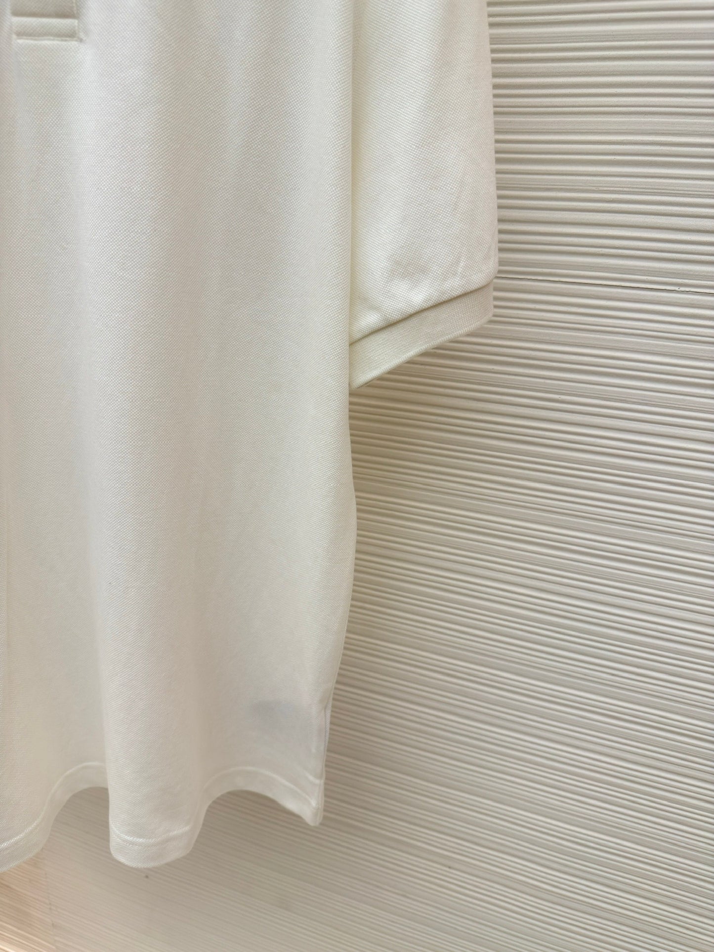 Dior CD Icon Polo Shirt "White Cotton Piqué"