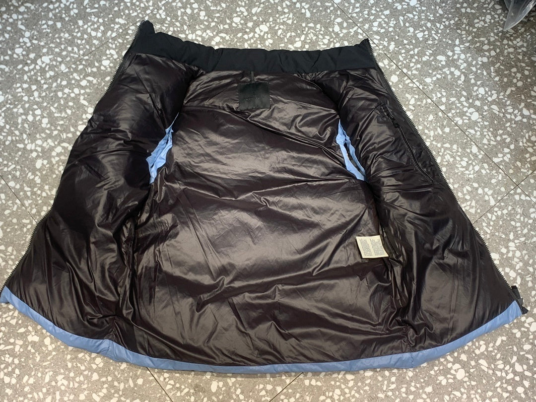 Moncler Tago Down Gilet "Baby Blue-Black"
