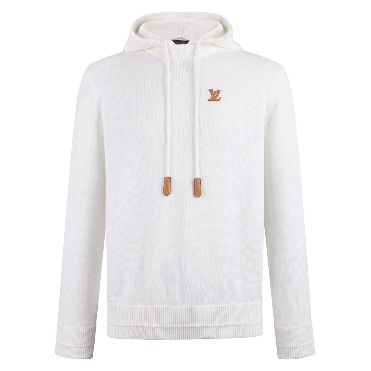 Louis Vuitton Knitted Summery Hoodie "Cloud White"