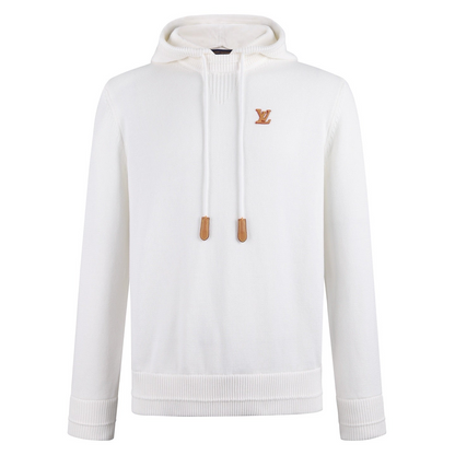 Louis Vuitton Knitted Summery Hoodie "Cloud White"