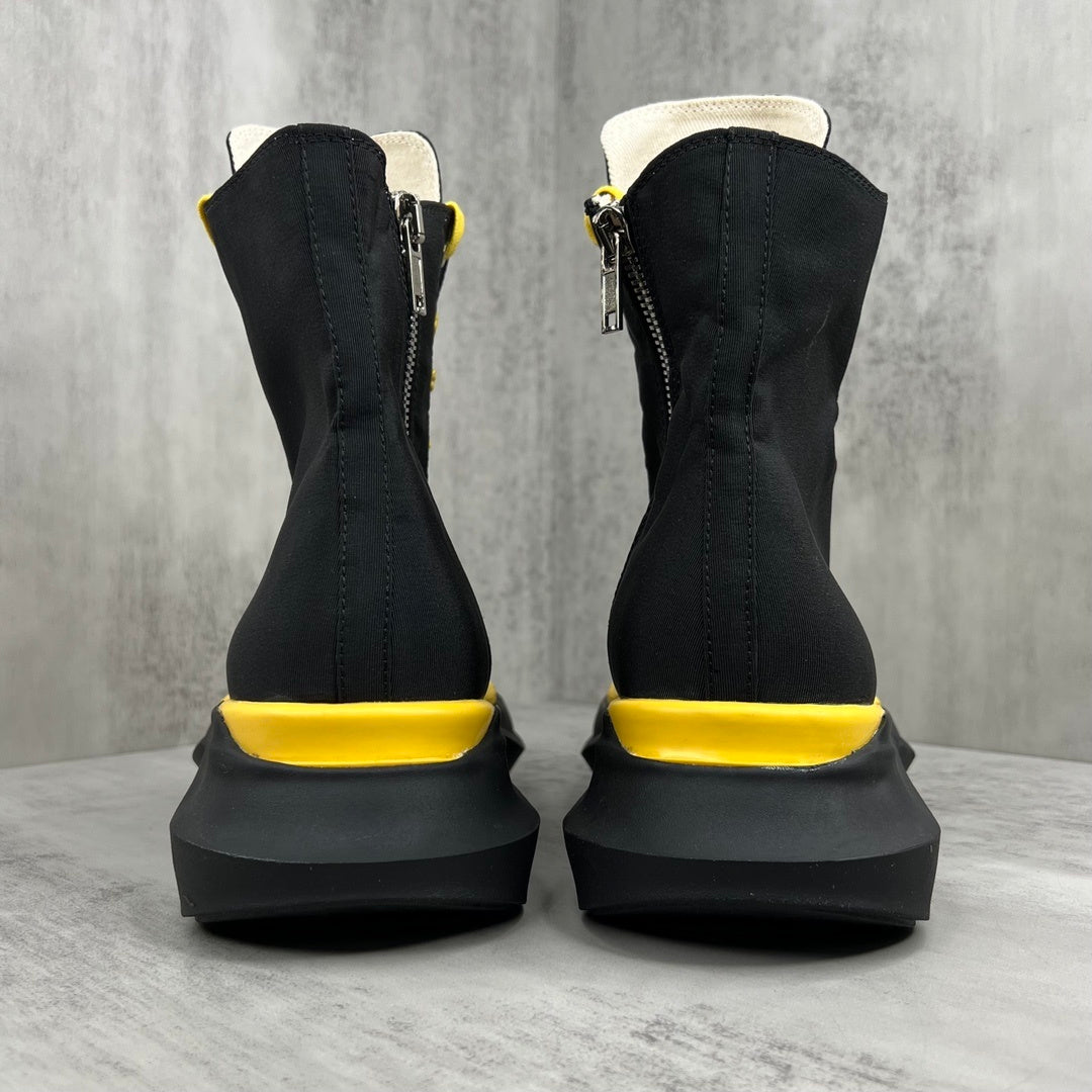 Rick Owens Abstract DRKSHDW High "Black-Yellow"