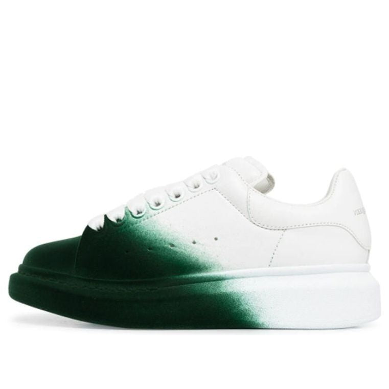 Alexander McQueen Oversized "White-Forest Green Gradient"