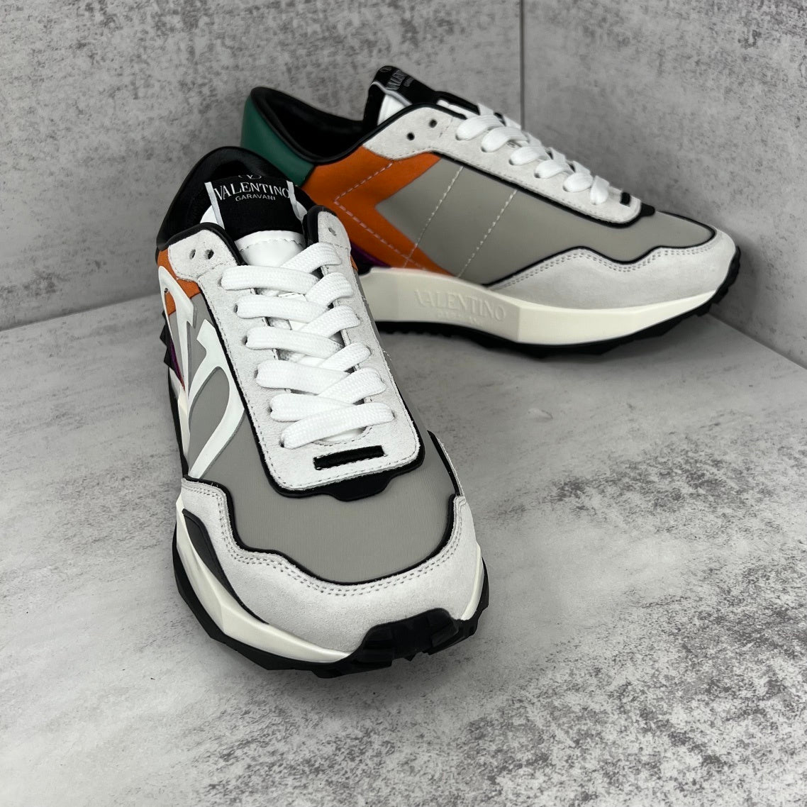Valentino Garavani Netrunner "Grey-Orange-Purple"