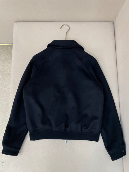Burberry Cashmere Harrington Jacket "Black"