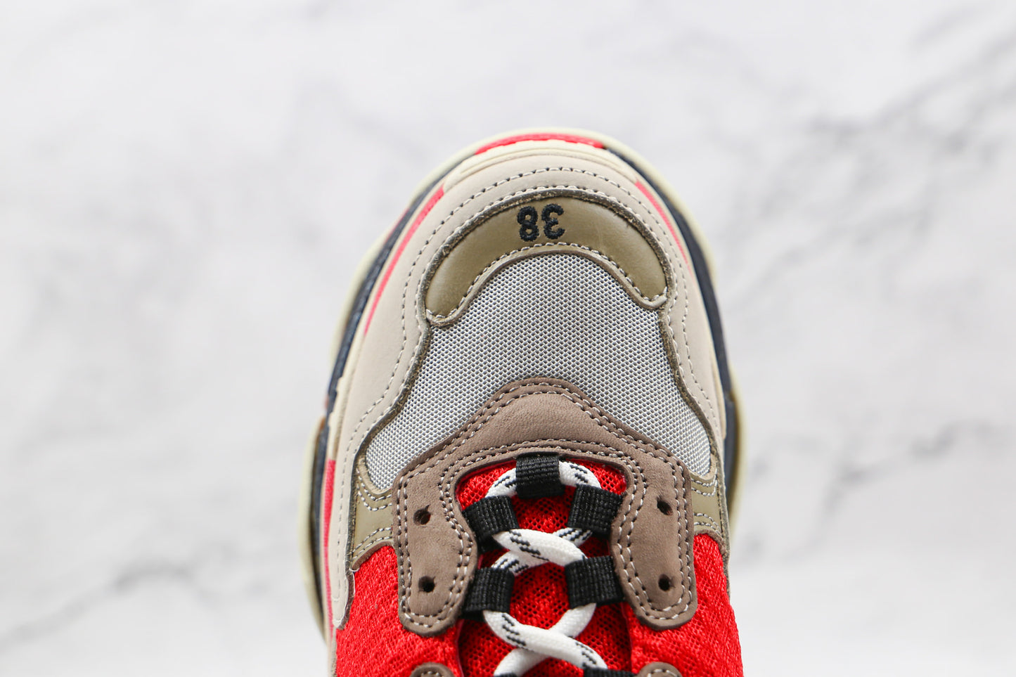 Balenciaga Triple S "Red-Grey"