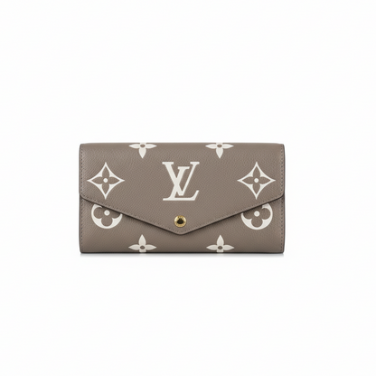 Louis Vuitton Sarah Wallet "Bicolour Monogram Empreinte Leather"