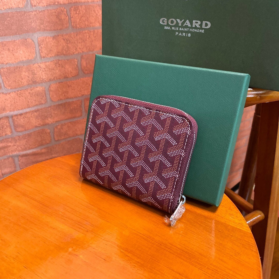 Goyard Matignon PM Wallet "Burgundy"