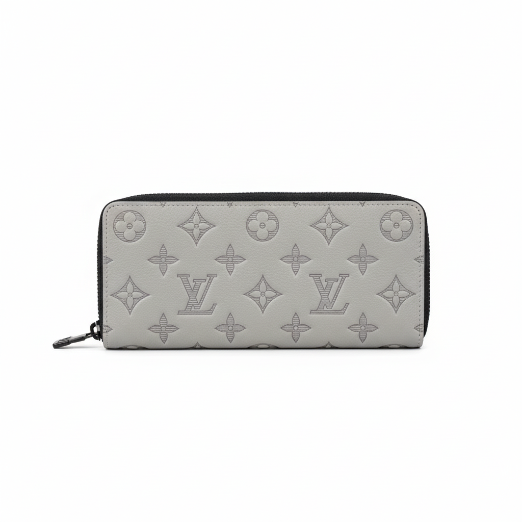 Louis Vuitton Zippy Wallet "Shadow Leather"