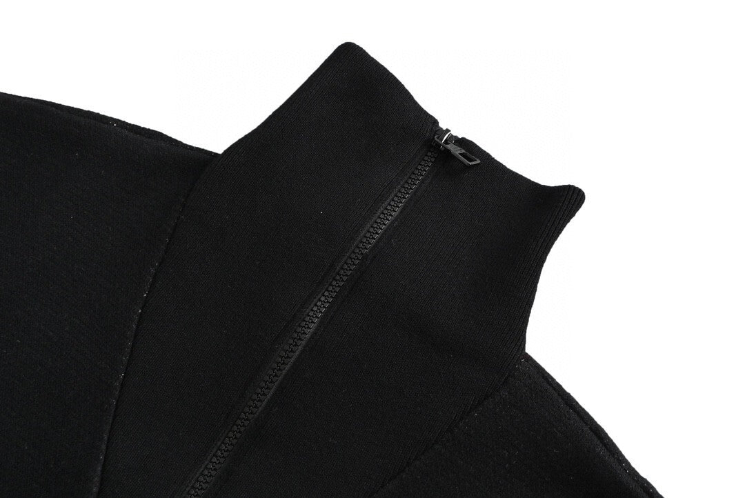 Louis Vuitton Zip-Up Sweater Jacket "Black"