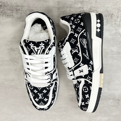 Louis Vuitton Trainers "Black-White Textile"