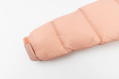 The North Face Nuptse Short Down Jacket "Peach Pink"