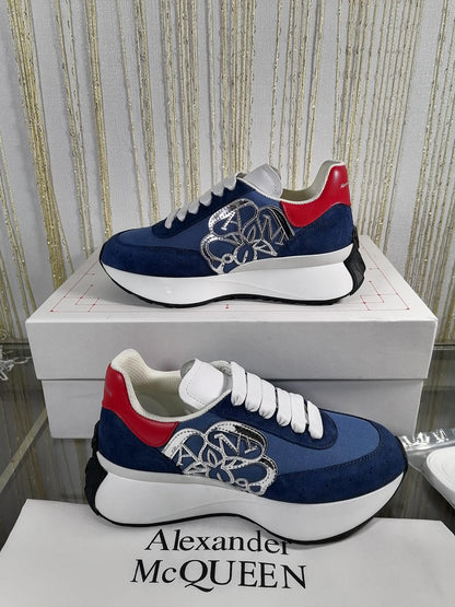 Alexander McQueen Sprint Runner "Blue-Silver"