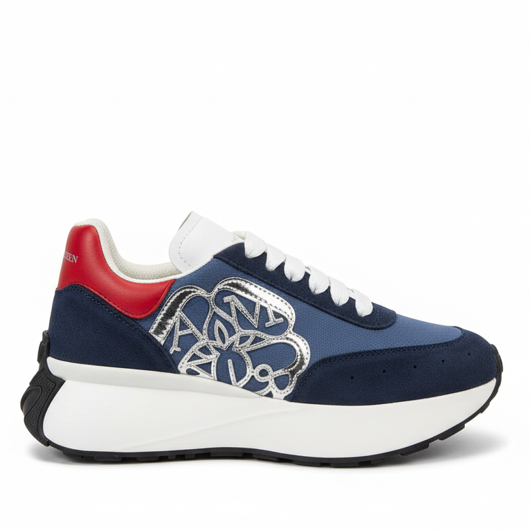 Alexander McQueen Sprint Runner "Blue-Silver"