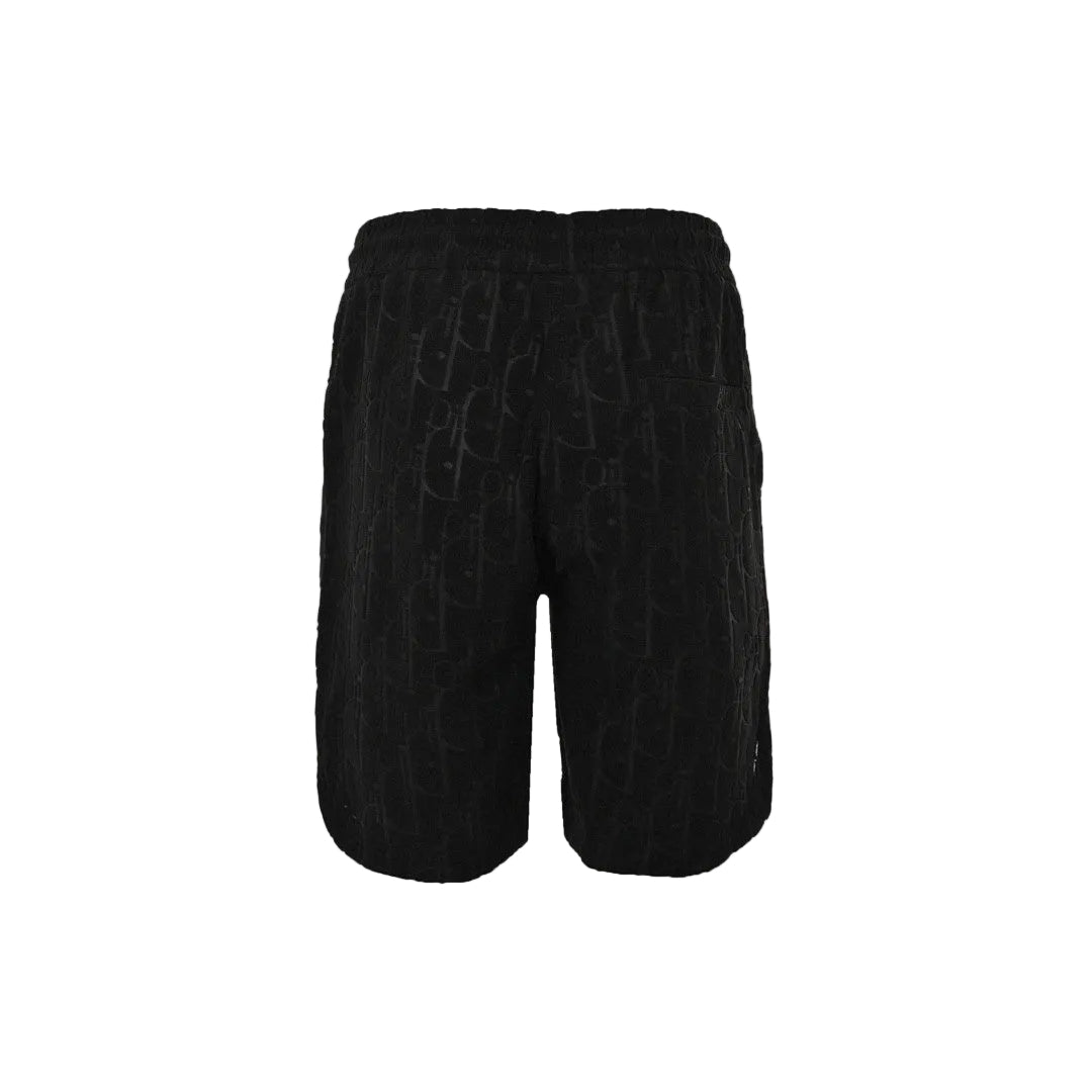 Dior Monogram Jacquard Toweling Shorts "Black"