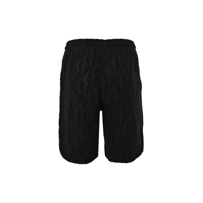 Dior Monogram Jacquard Toweling Shorts "Black"