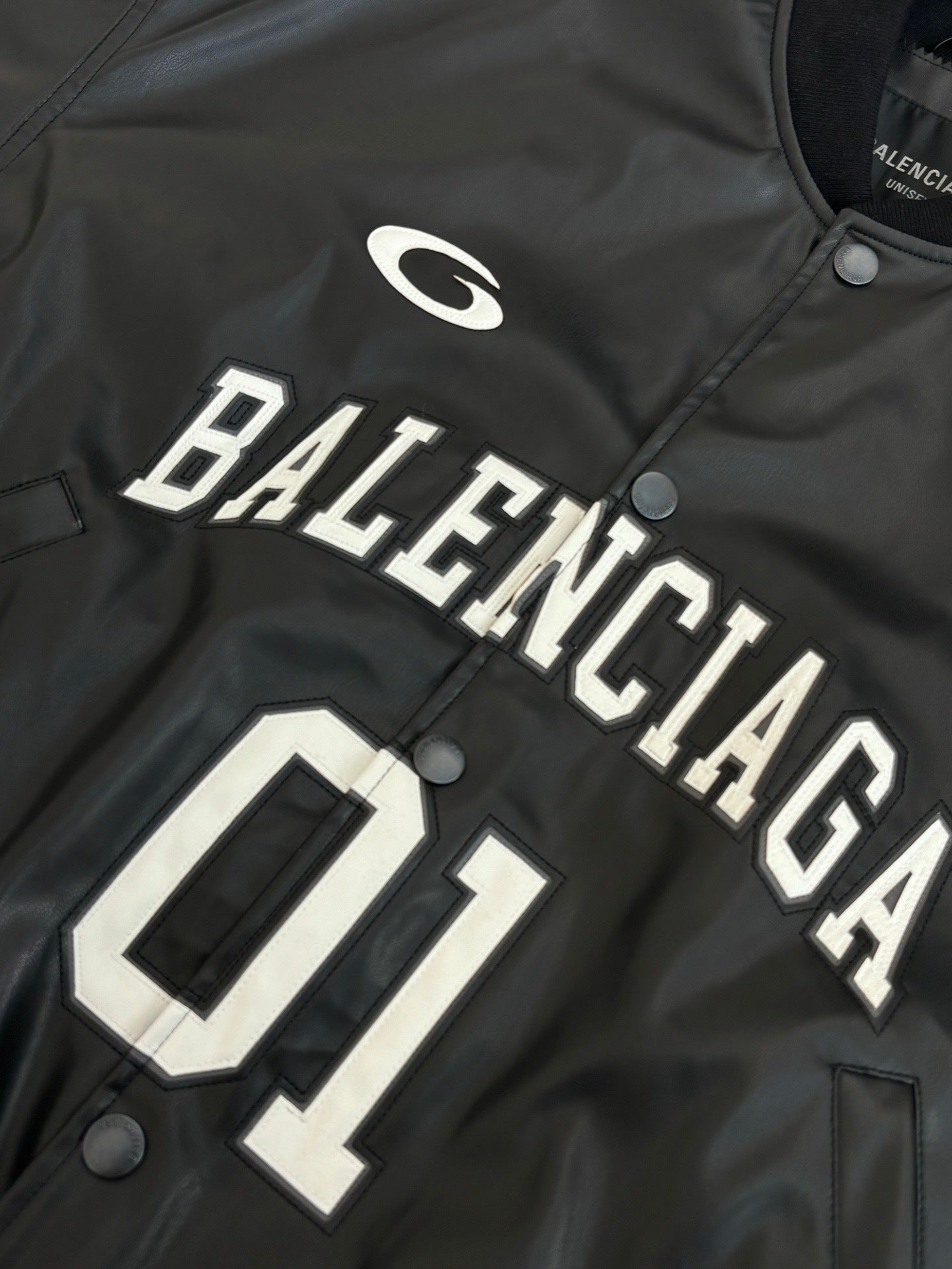 Balenciaga Basketball Bomber Jacket "Black-White"