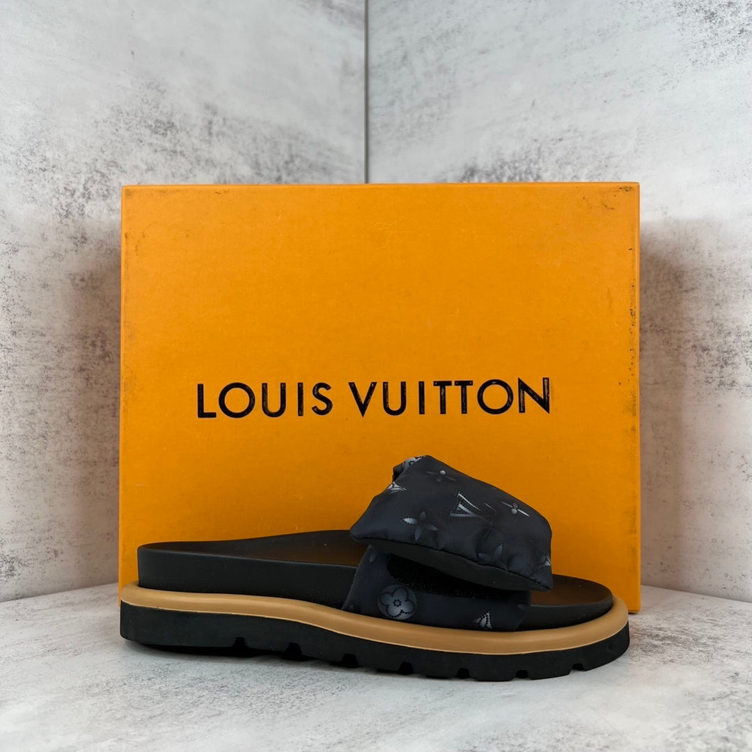 Louis Vuitton Slides "Black-Brown"