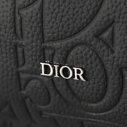 Dior Rider Zipped Backpack "Black Dior Gravity Grained Leather and Black Grained Calfskin"