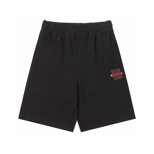 Balenciaga Shorts "Black-Red"