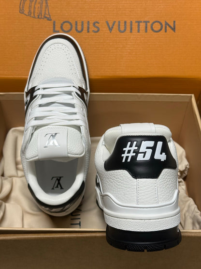 Louis Vuitton LV Trainers "White-Black Crocodile"