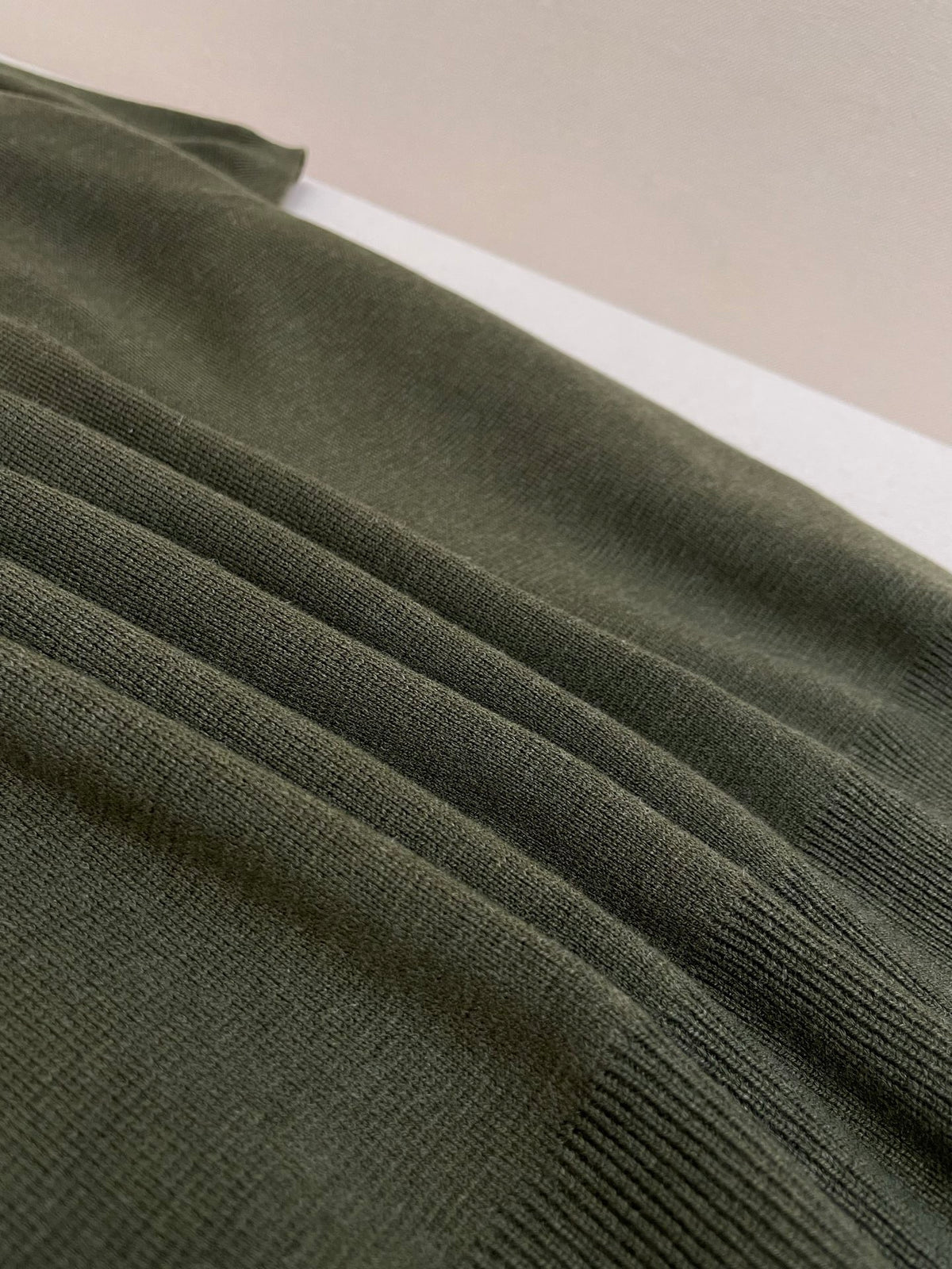 Gucci Silk Cotton T-shirt with Gucci Intarsia "Forest Green"