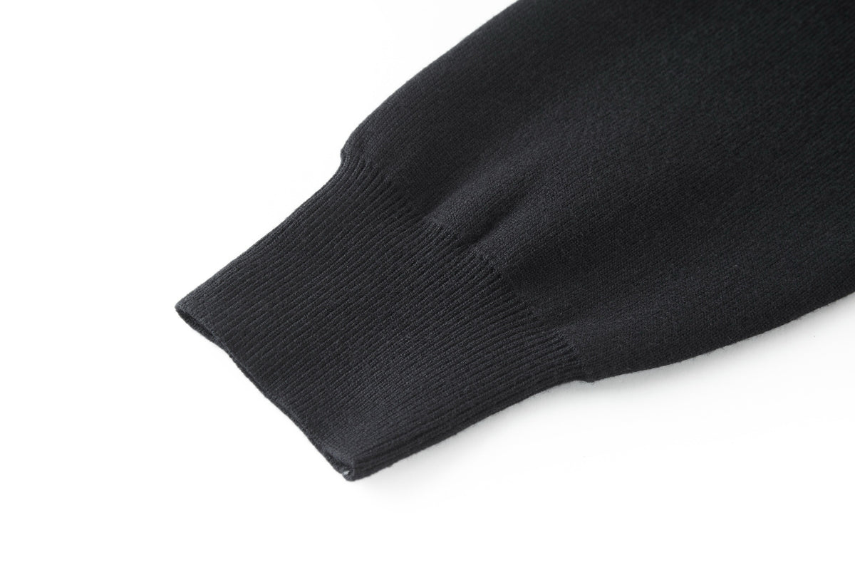 Loewe Zip-up Hoodie in Cotton "Black"