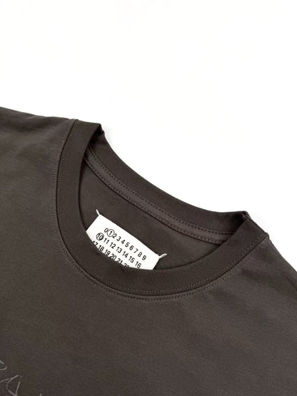 Maison Margiela Numerical Printed T-Shirt "Brown"