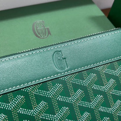 Goyard Matignon GM Wallet "Green"