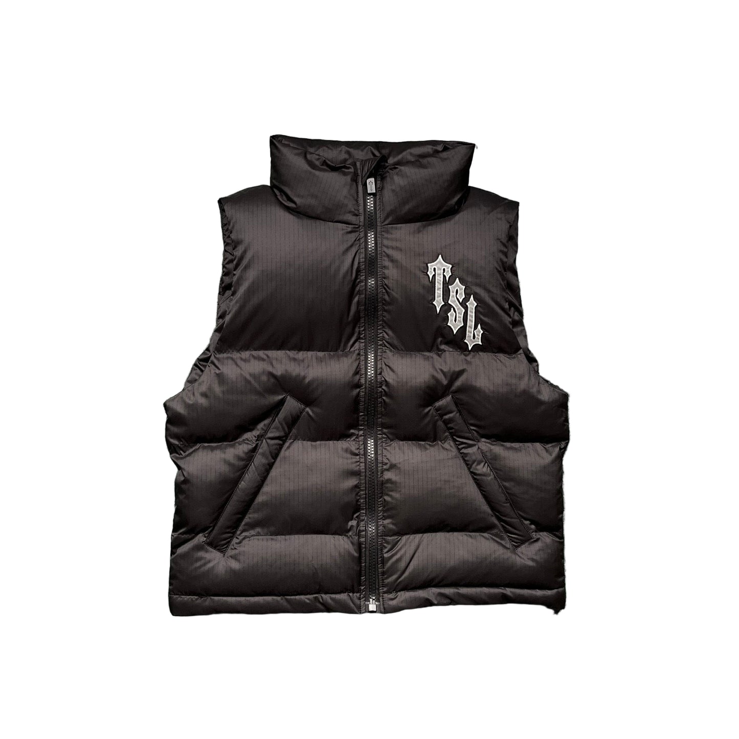 Trapstar Shooters Down Vest "Black-Reflective Logo"