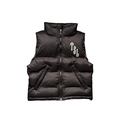 Trapstar Shooters Down Vest "Black-Reflective Logo"
