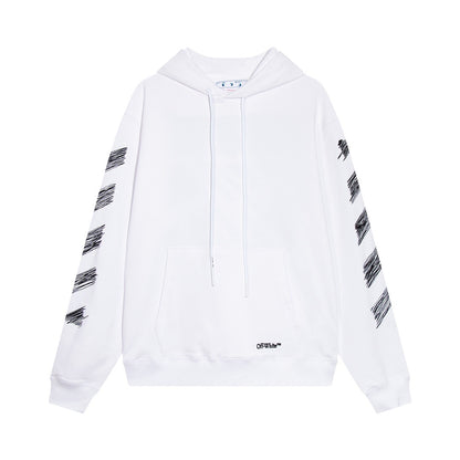 Off-White Scribble Diag Boxy Hoodie "White"