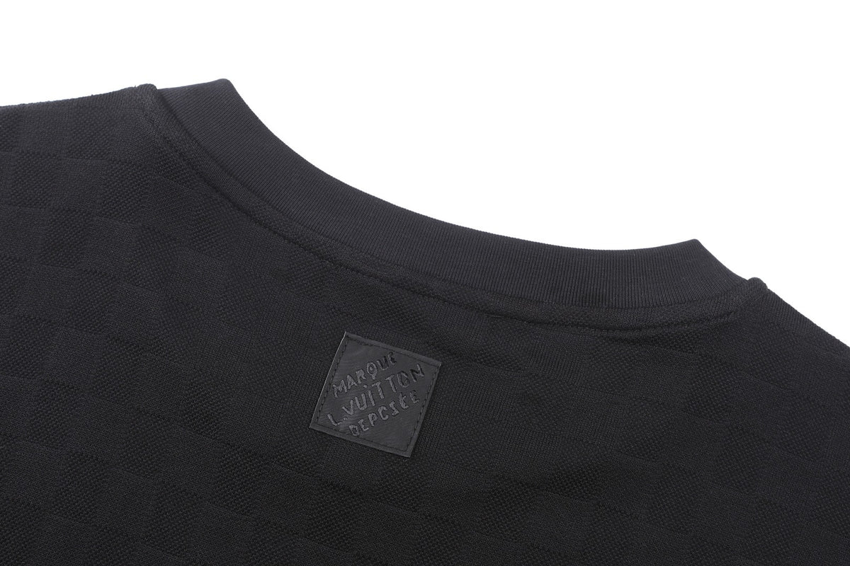 Louis Vuitton Embroidered Signature T-Shirt "Black"