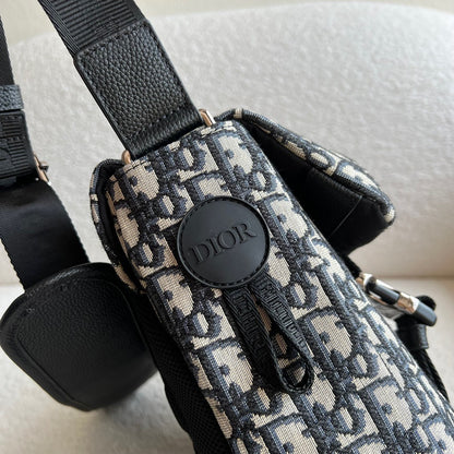 Dior Explorer Oblique Jacquard Messenger Bag