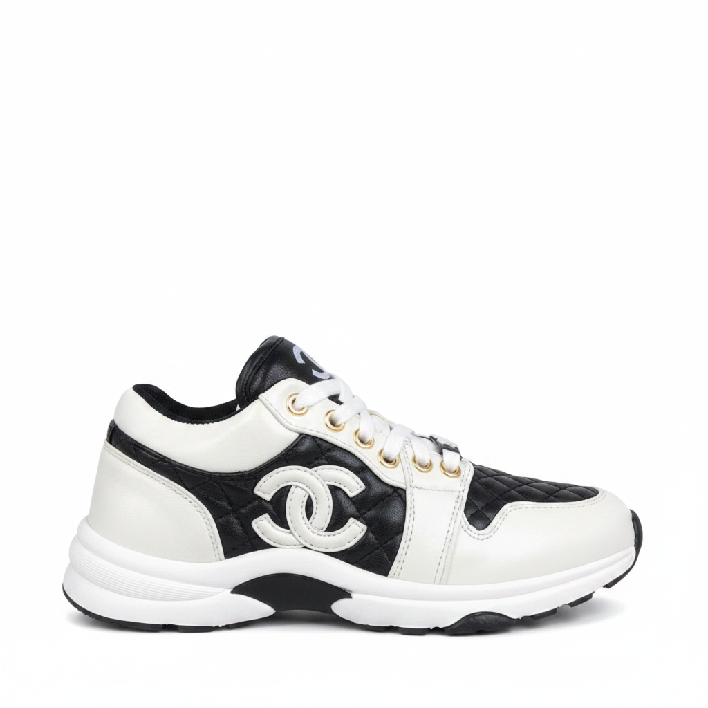 Chanel Interlocking CC "White-Black"