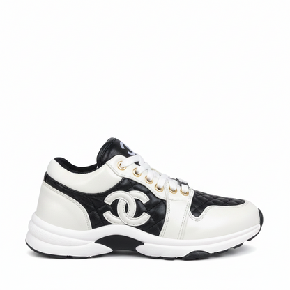Chanel Interlocking CC "White-Black"