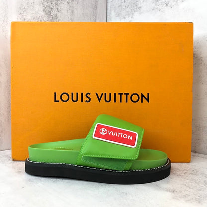 Louis Vuitton Slides "Green-Black-Red"