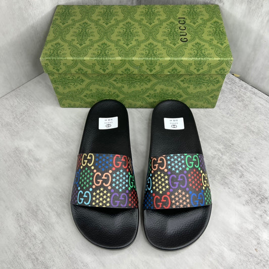 Gucci Psychedelic Slides "Black"