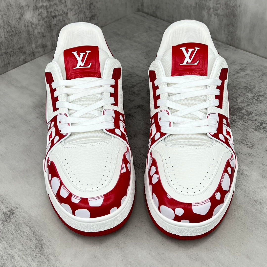 Louis Vuitton x Yayoi Kusama Trainers "Red-White"