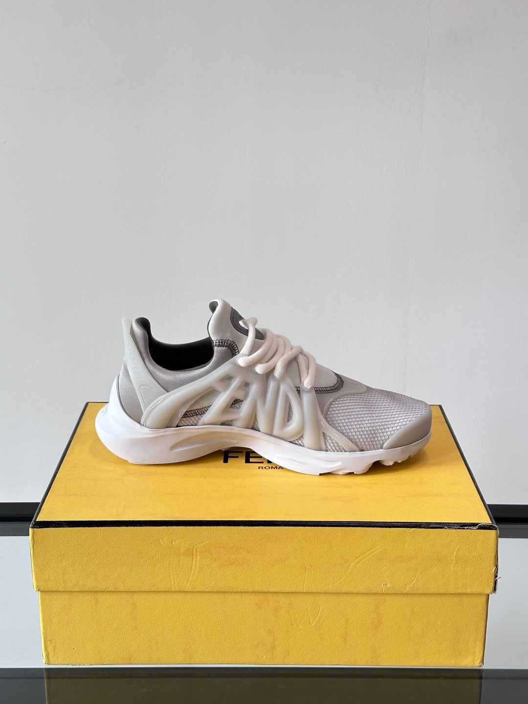 Fendi Tag Sneaker "Grey"