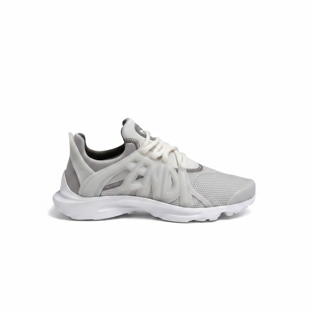 Fendi Tag Sneaker "Grey"