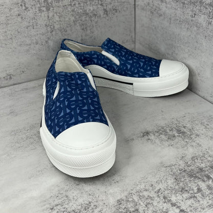 Burberry Slip-On "Blue Monogram"