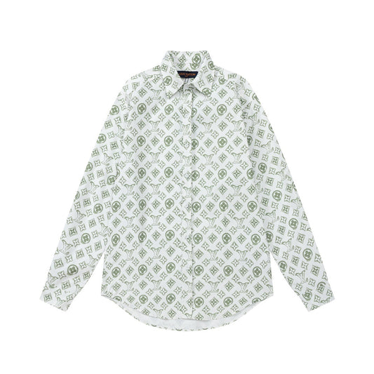 Louis Vuitton Shirt "White-Green"