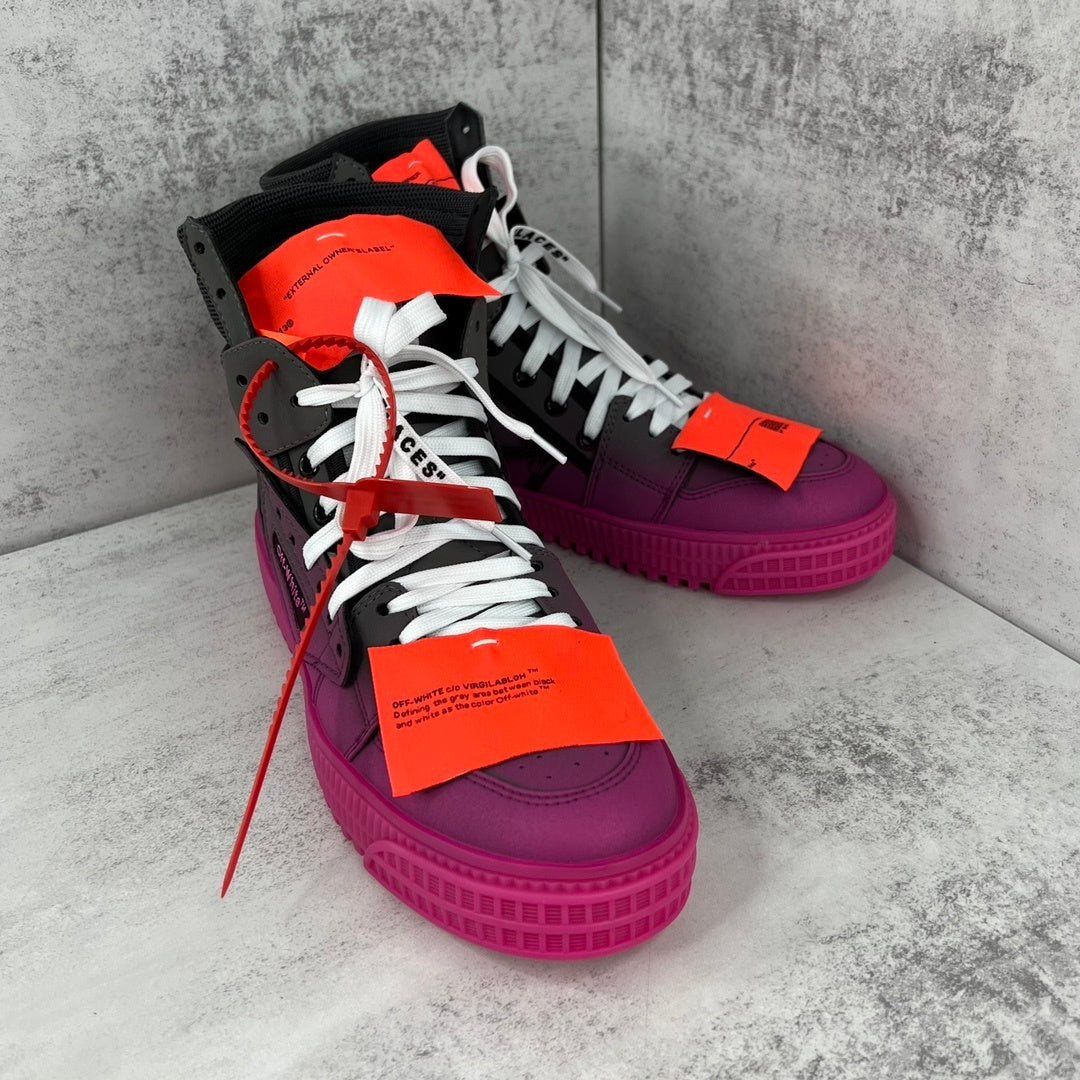 Off-White Off-Court High "Black-Fuschia"