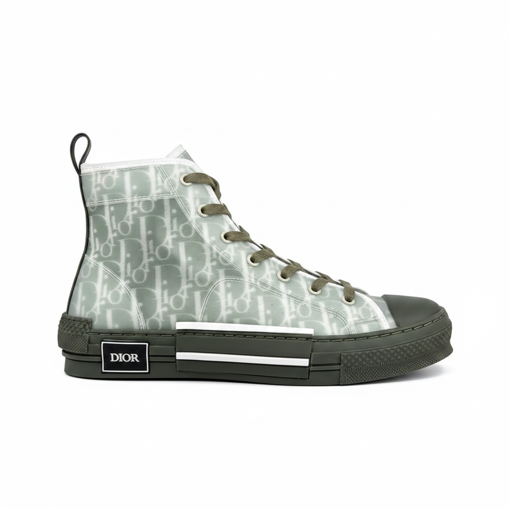 Dior B23 High-Top "White-Green"