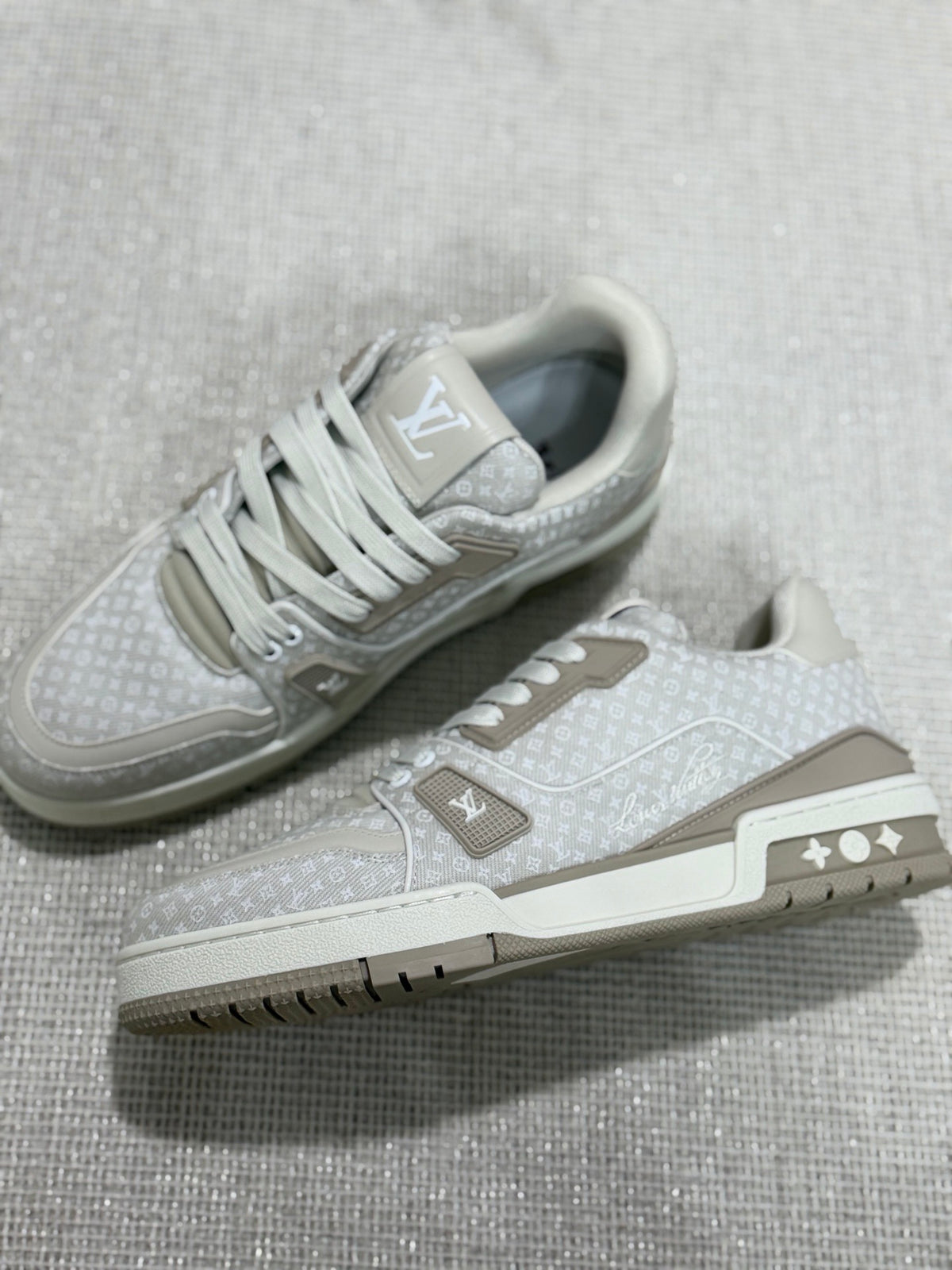 Louis Vuitton LV Trainer Sneaker "Beige"